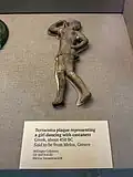 450 B.C. Woman dancing with crotala