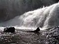 Au pied de la chute Kabir Kouba (Loretteville, QC)