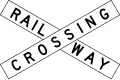 (R6-24) Railway Crossing