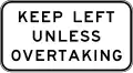 (R6-29) Keep Left Unless Overtaking