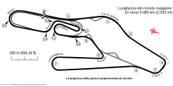 Layout of the ACI Vallelunga Circuit