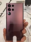 Back of the Galaxy S22 Ultra