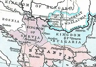 Serbia by 1265, during the rule of Stefan Uroš I of Serbia
