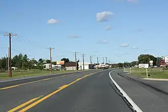 The village of Baraga along US 41