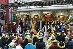 Basant celebrations at the dargah