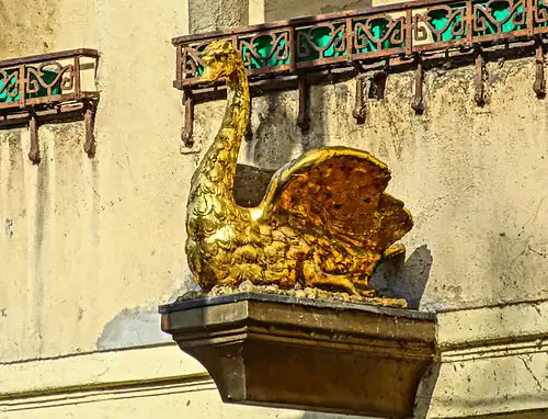 The Golden Swan signboard