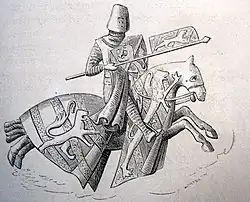 Bengt Birgersson's equipments clearly shows the lion emblem.