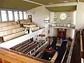 Interior view from the top