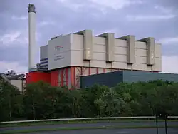 Photograph of the Tyseley Energy from Waste plant