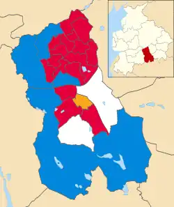 2011 results map