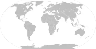 Location of the bidding cities