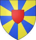 Flag of West-Flanders in flag form