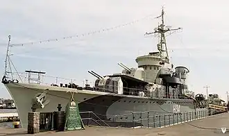 The Polish destroyer ORP&nbsp;Błyskawica: the oldest preserved destroyer in the world, preserved as a museum ship in Gdynia.