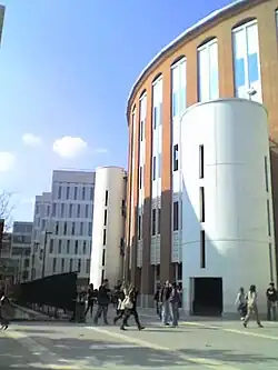 Entrance to the Velodromo and new building in background