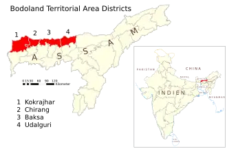 Bodoland Territorial Region Within India