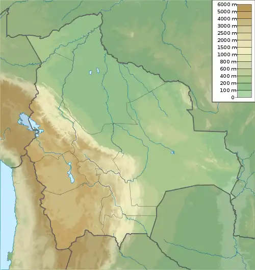 La Paz is located in Bolivia