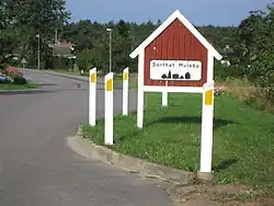 Road into Sorthat-Muleby, Bornholm