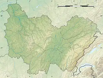 Lac du Bourdon is located in Bourgogne-Franche-Comté