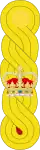 1881 to 1902 major's shoulder rank insignia