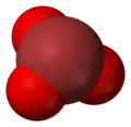 The bromate anion (space-filling model)