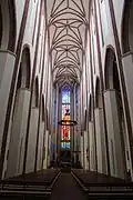 Church interior from western entrance