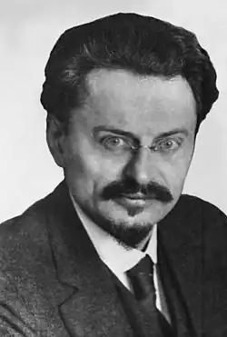 Formal photo of Leo Trotsky