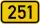Bundesstraße 251 number.svg