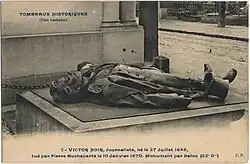 Victor Noir Tomb, Père Lachaise Cemetery