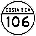 National Secondary Route 106 shield}}