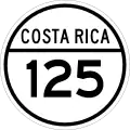 National Secondary Route 125 shield}}