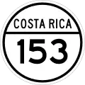 National Secondary Route 153 shield}}