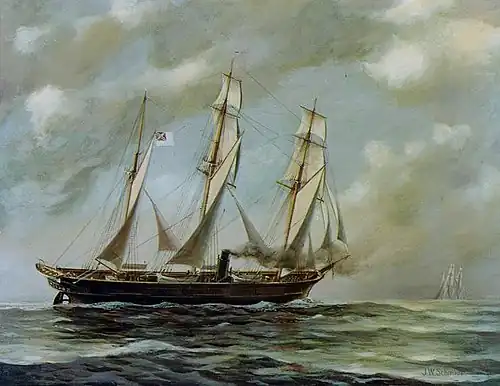 CSS Alabama (1961), by J.W. Schmidt, Naval History and Heritage Command