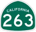 State Route 263 marker