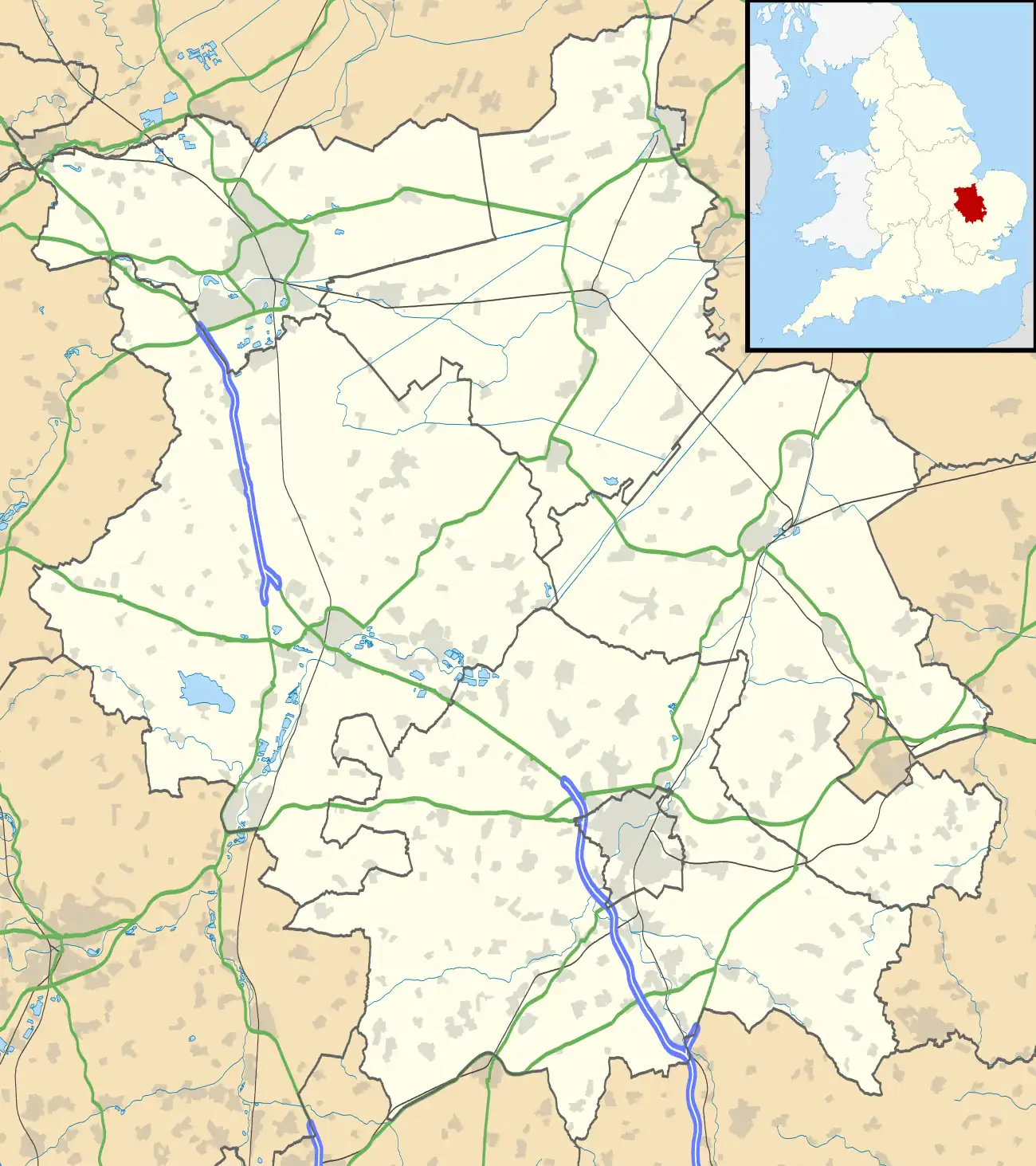 Maxey Castle is located in Cambridgeshire