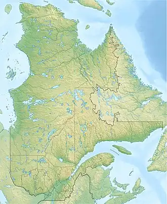 Monteregian Hills is located in Quebec