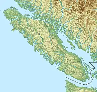 Mount Alston is located in Vancouver Island