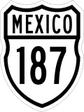 Federal Highway 187 shield