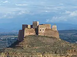 The castle in Monzón
