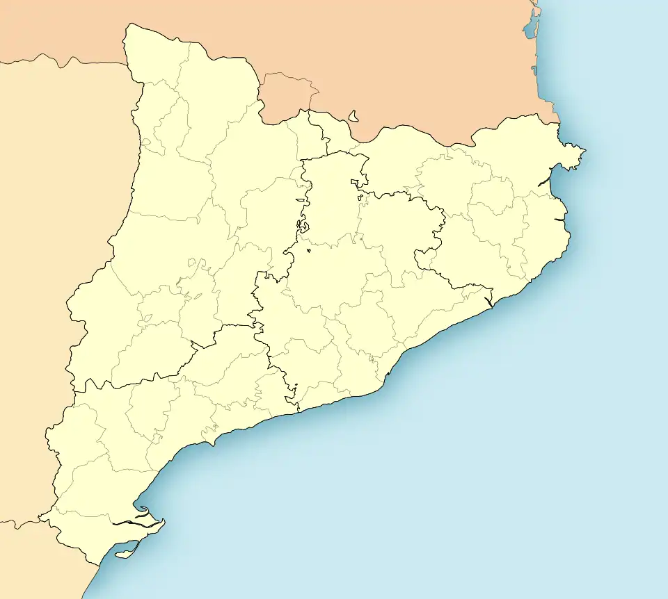 Aubèrt is located in Catalonia