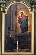 Vision of Margaret Mary Alacoque, nun of the Visitation by Armand Cambon, at Montauban Cathedral