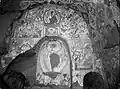 Cave 80, wall around the Buddha niche