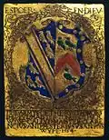 1554, later champlevé enamel plaque on copper, V&A Museum no. 4358-1857