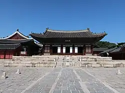 Myeongjeongjeon, the main hall of the palace