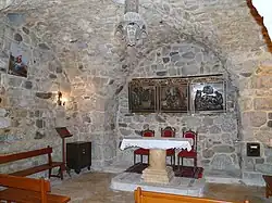 Inside the Chapel of Saint Ananias