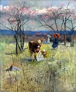 Charles Conder, An Early Taste for Literature, 1888