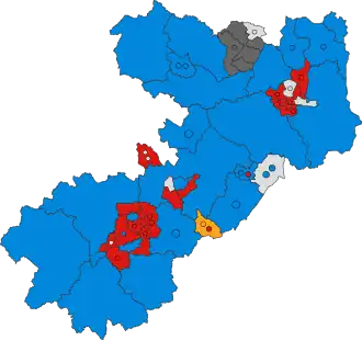 2023 results map