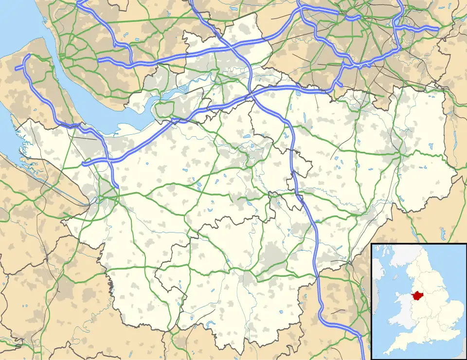 Winwick Hospital is located in Cheshire