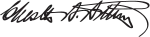 Chester A. Arthur's signature
