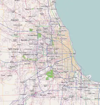 J. J. Walser Jr. House is located in Chicago metropolitan area