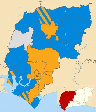 2003 results map